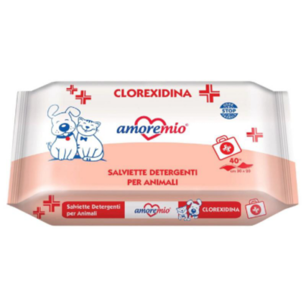 Amoremio clorexidina 40 toallitas